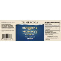 Berberyna 500mg + PQQ Pirolochinolinochinon 10 mg  (30 kaps.) Dr Mercola