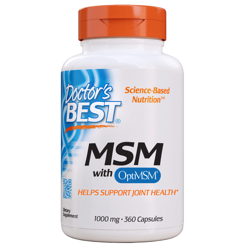 MSM with OptiMSM - Siarka MSM /metylosulfonylometan/ 1000 mg (360 kaps.) Doctor's Best