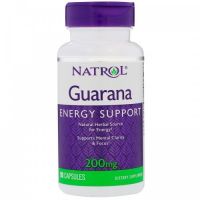 Guarana 200 mg ekstrakt 4:1 (90 kaps.) Natrol