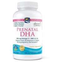 Prenatal DHA - Omega 3 830 mg + Witamina D3 400 IU (180 kaps.) Nordic Naturals