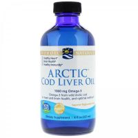 Arctic Cod Liver Oil - arktyczny Olej z Wątroby Dorsza (237 ml) Nordic Naturals