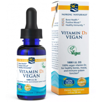 Witamina D3 1000 IU wegańska - Vitamin D3 Vegan (30 ml) Nordic Naturals