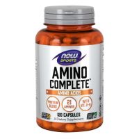 Amino Complete - Kompleks Aminokwasów i Proteiny (120 kaps.) Now Foods
