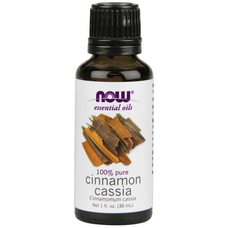 100% Olejek Cynamonowy Cinnamon Cassia - Cynamon (30 ml) NOW Foods