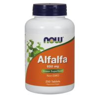 Alfalfa - Lucerna Siewna 650 mg (250 tabl.) NOW Foods