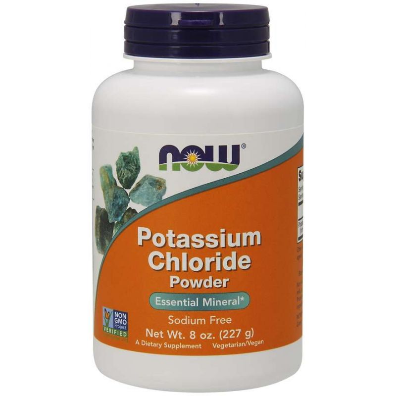 Potassium Chloride - Chlorek Potasu (227 g) NOW Foods