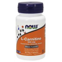 L-Karnityna Carnipure 500 mg (30 kaps.) NOW Foods