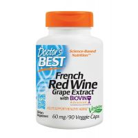 French Red Wine - Francuskie Czerwone Wino ekstrakt BioVin 60 mg (90 kaps.) Doctor's Best