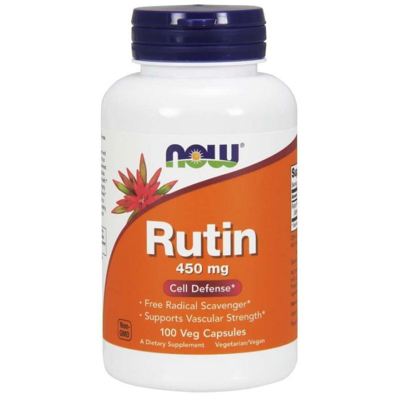 Rutyna 450 mg (100 kaps.) NOW Foods