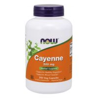 Cayenne - Pieprz kajeński 500 mg (250 kaps.) NOW Foods