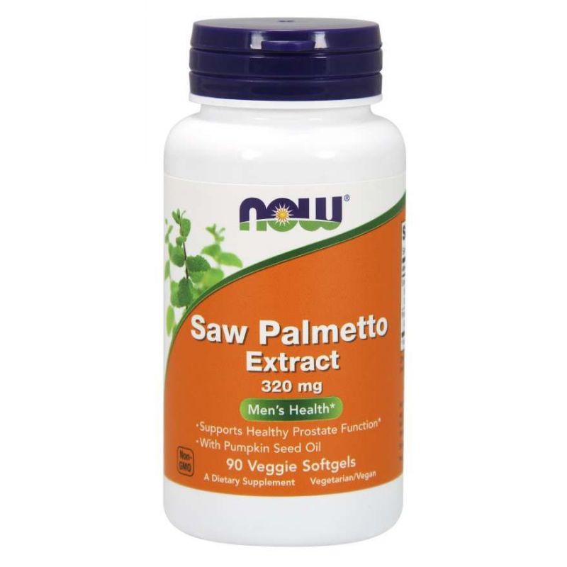 Saw Palmetto Extract - Palma Sabalowa 320 mg ekstrakt standaryzowany (90 kaps.) NOW Foods