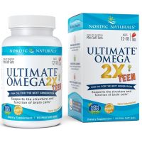 Ultimate Omega 2X Teen - Omega 3 560 mg dla Dzieci i Młodzieży (60 kaps.) Nordic Naturals