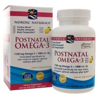 Postnatal Omega-3 - Omega 3 560 mg + Witamina D3 1000 IU (60 kaps.) Nordic Naturals