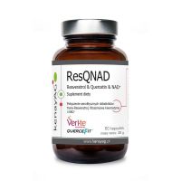 ResQNAD - trans-Resweratrol + Fitosom Kwercetyny + NAD (60 kaps.) Kenay