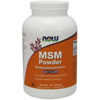MSM Powder - Siarka MSM /metylosulfonylometan/ (454 g) NOW Foods