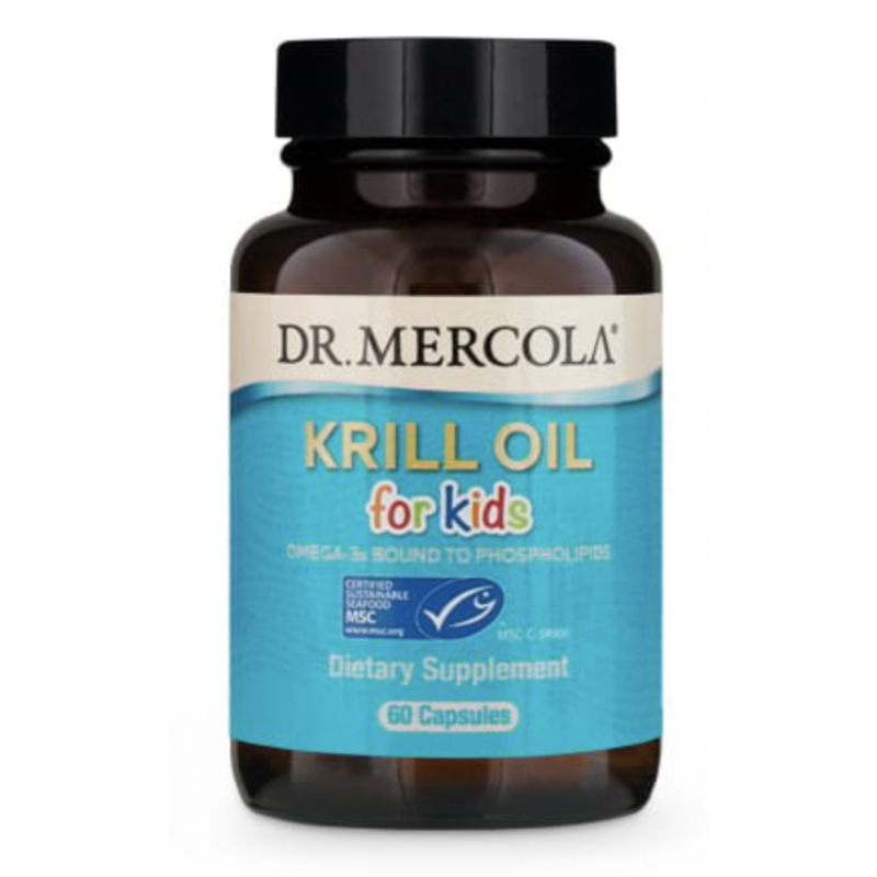 Olej z Kryla dla dzieci - Kids Krill Oil (60 kaps.) Dr Mercola