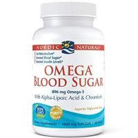 Omega Blood Sugar - Omega 3 + Kwas Alfa Liponowy + Chrom (60 kaps.) Nordic Naturals
