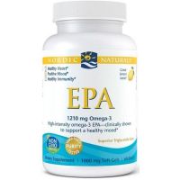 EPA Omega 3 605 mg - Olej rybi o smaku cytrynowym (60 kaps.) Nordic Naturals