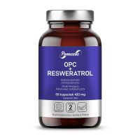 OPC + Resweratrol - Pestki Winogron + Rdestowiec Ostrokończysty (50 kaps.) Panaseus