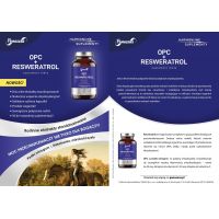 OPC + Resweratrol - Pestki Winogron + Rdestowiec Ostrokończysty (50 kaps.) Panaseus