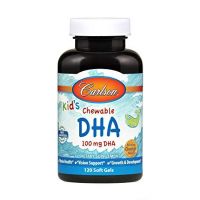 Kids Chewable DHA 100 mg - DHA dla Dzieci (120 kaps.) Carlson