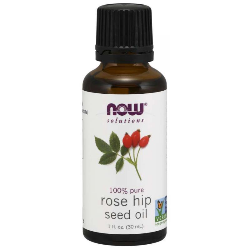 100% Olejek z Nasion Dzikiej Róży (Rose Hips) - Dzika Róża (30 ml) NOW Foods