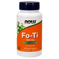 Fo-ti (He-Shou-Wu) - Rdest Wielokwiatowy 560 mg (100 kaps.) NOW Foods