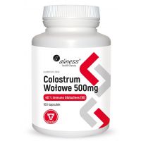 Colostrum Wołowe 500 mg (100 kaps.) Aliness