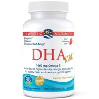 DHA Omega 3 830 mg - Olej rybi o smaku truskawkowym (60 kaps.) Nordic Naturals