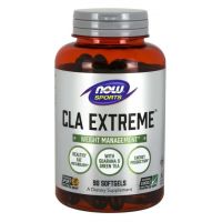 CLA Extreme - Sprzężony Kwas Linolowy z oleju z Szafranu + Guarana + Zielona Herbata (90 kaps.) NOW Foods