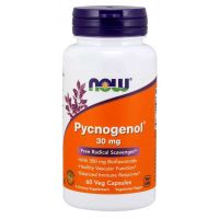 Pycnogenol - Ekstrakt z kory francuskiej Sosny Morskiej 30 mg (60 kaps.) NOW Foods