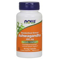 Ashwagandha 450 mg - Witanolidy 2,5% (90 kaps.) NOW Foods