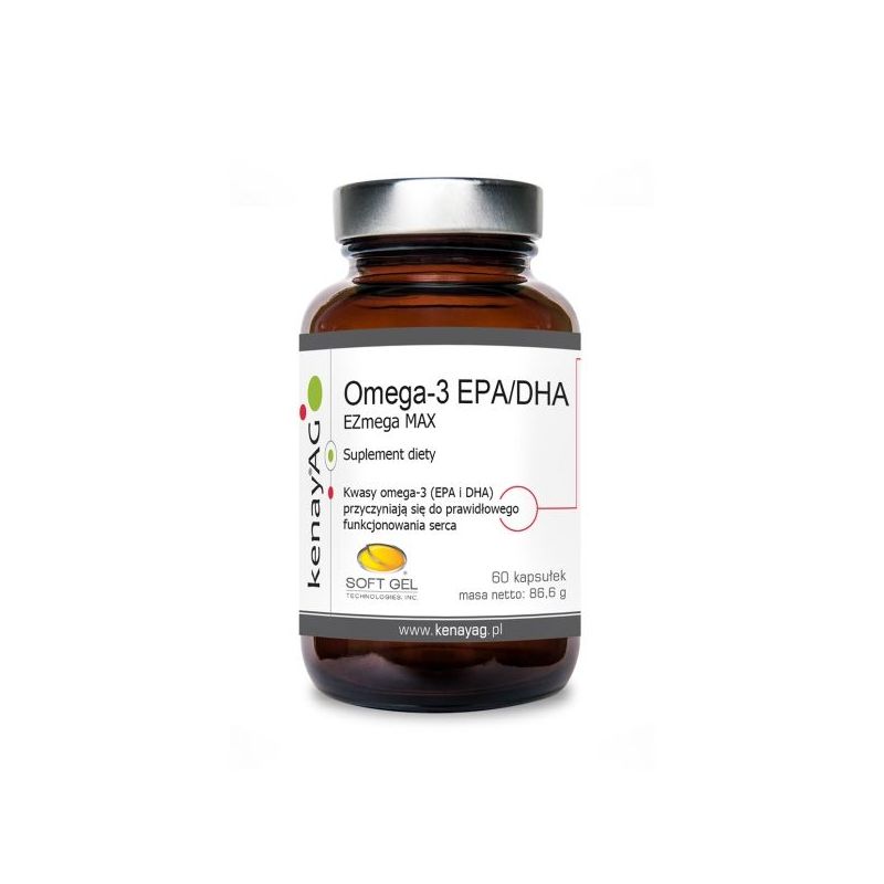 Omega-3 EPA/DHA EZmega MAX (60 kaps.) KenayAG