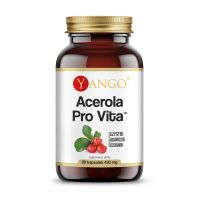 Acerola Pro Vita + Agaricus + Czystek + Czosnek (90 kaps.) Yango