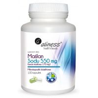 Maślan Sodu 550 mg (100 kaps.) Aliness