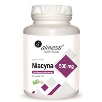 Witamina B3 - Niacyna 500 mg (100 kaps.) Aliness