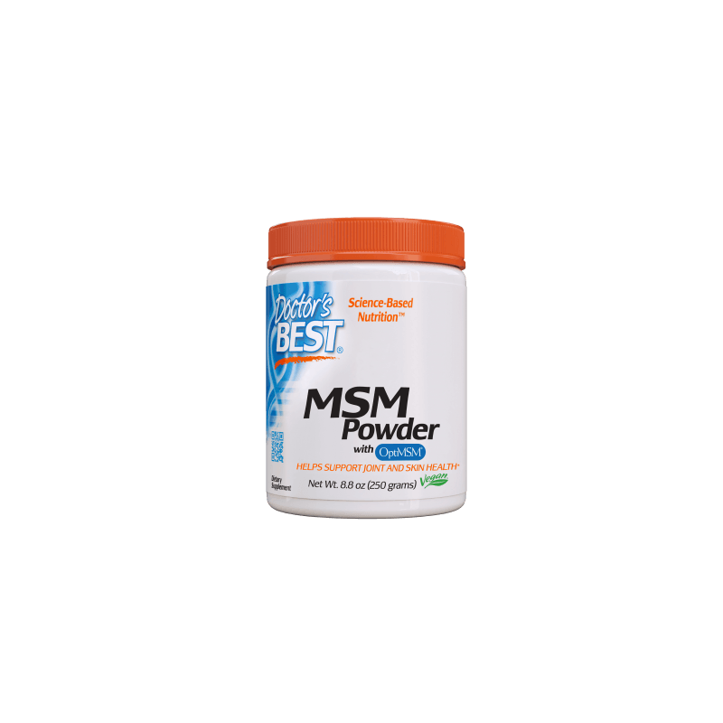 MSM Powder with OptiMSM - Siarka MSM /metylosulfonylometan/ (250 g) Doctor's Best