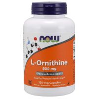 L-Ornityna 500 mg (120 kaps.) NOW Foods