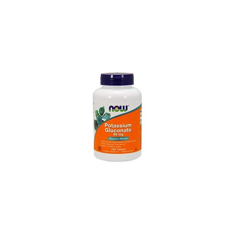 Potassium Gluconate - Glukonian Potasu (250 tabl.) NOW Foods
