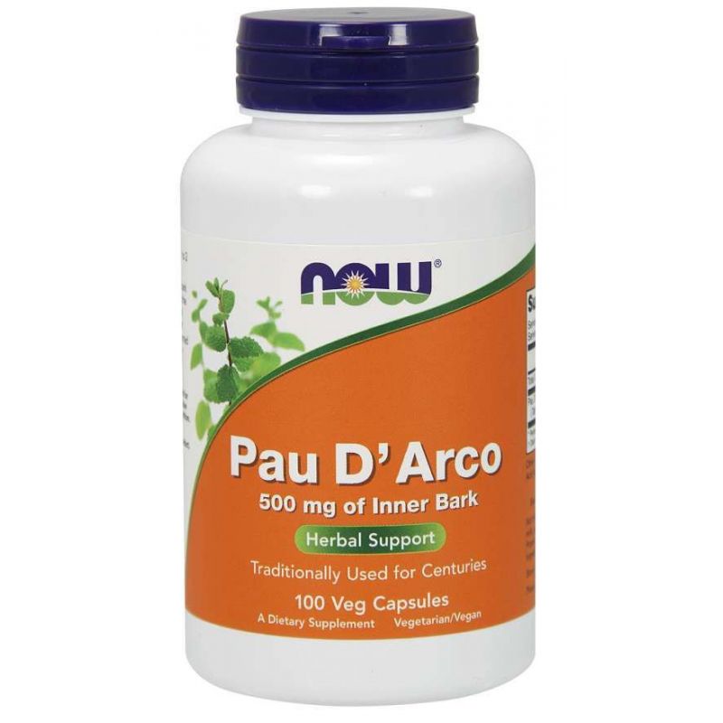 Pau D'Arco 500 mg (100 kaps.) NOW Foods