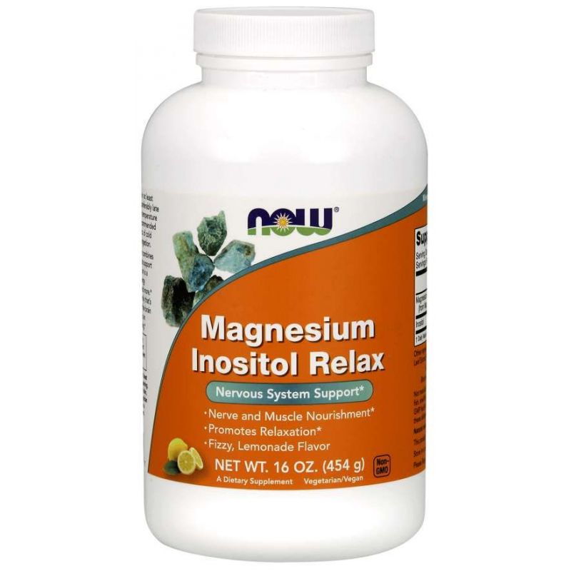 Magnesium Inositol Relax - Magnez + Inozytol (454 g) NOW Foods