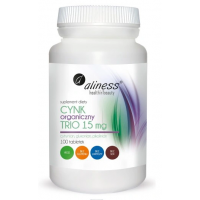 Cynk Organiczny Trio 15 mg (100 tabl.) Aliness