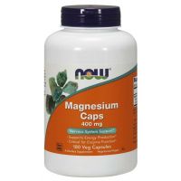 Magnesium Caps - Magnez 400 mg (180 kaps.) NOW Foods
