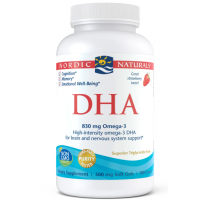 DHA Omega 3 415 mg - Olej rybi o smaku truskawkowym (180 kaps.) Nordic Naturals