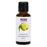 Lemon & Eucalyptus Blend - Olejek Cytrynowy, Olejek Eukaliptusowy i Olejek z Trawy Cytrynowej (30 ml) NOW Foods