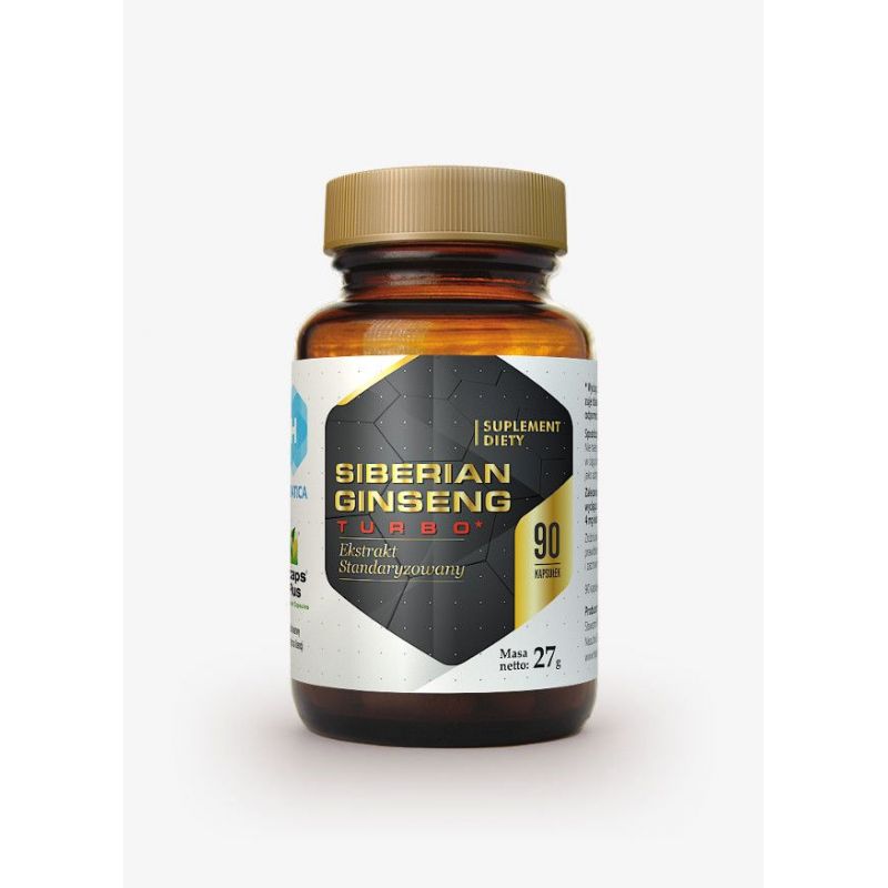 Siberian Ginseng Turbo - Żeń-szeń Syberyjski 200 mg (90 kaps.)