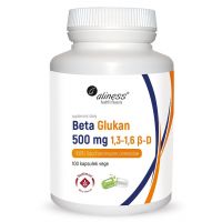 Beta Glukan 1,3-1,6 β-D Yestimun 500 mg (100 kaps.) Aliness