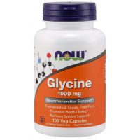Glycine - Glicyna 1000 mg (100 kaps.) NOW Foods