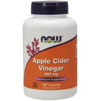 Apple Cider Vinegar - Ocet Jabłkowy 450 mg (180 kaps.) NOW Foods