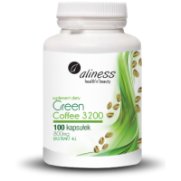 Green Coffee 3200 - Zielona Kawa 800 mg (100 kaps.) Aliness